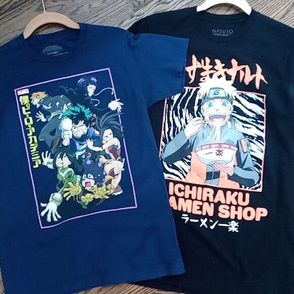 NARUTO & MY HERO ACADEMIA Tops - ANIME